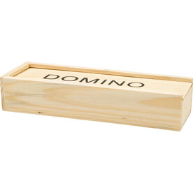 Domino-Spiel in Holzbox Enid – Braun bedrucken, Art.-Nr. 011999999_1404872
