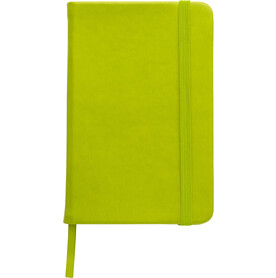 Notizbuch aus PU Dita – Hellgrün bedrucken, Art.-Nr. 029999999_1411205