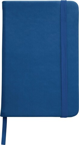Notizbuch Dita | Recyceltes PU | A6 | Liniert – Blau bedrucken, Art.-Nr. 005999999_1411205