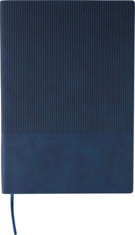 Recyceltes PU-Notizbuch (A5) Elian – Blau bedrucken, Art.-Nr. 005999999_1414972 Recyceltes PU-Notizbuch (A5) Elian – Blau bedrucken, Art.-Nr. 005999999_1414972