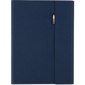 Schreibmappe Tamara | PET | A5 – Blau bedrucken, Art.-Nr. 005999999_1414989