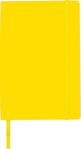 Notizbuch Mireia | Recyceltes PU | A5 | Liniert – Gelb bedrucken, Art.-Nr. 006999999_1417985