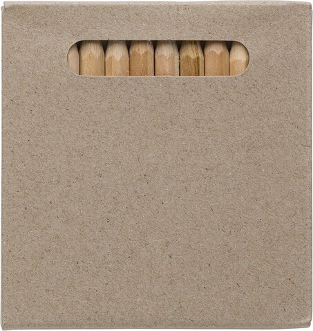 Buntstift-Set Devin | 12-teilig – Grau bedrucken, Art.-Nr. 003999999_1418090