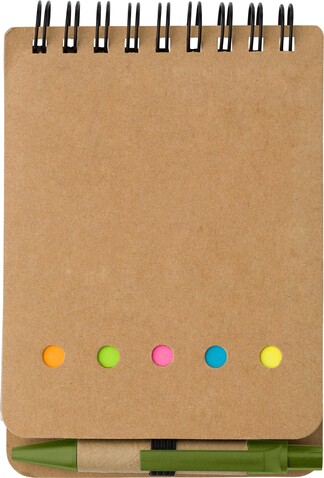 Notizbuch aus Karton Rodrigo – Hellgrün bedrucken, Art.-Nr. 029999999_1420988 Notizbuch aus Karton Rodrigo – Hellgrün bedrucken, Art.-Nr. 029999999_1420988