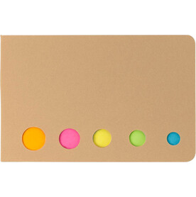 Haftnotizen aus Karton Dwayne – Braun bedrucken, Art.-Nr. 011999999_1420992