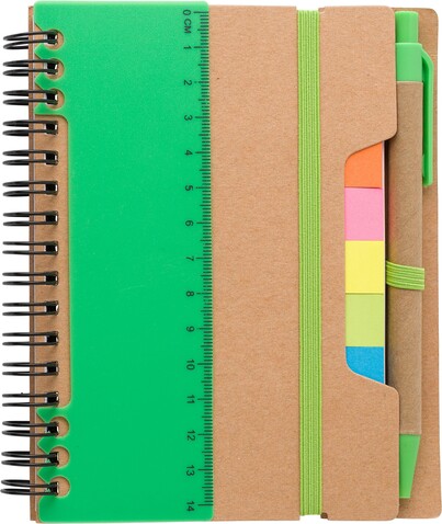 Notizbuch Stella | Recyclingpapier | Liniert – Hellgrün bedrucken, Art.-Nr. 029999999_1454585 Notizbuch Stella | Recyclingpapier | Liniert – Hellgrün bedrucken, Art.-Nr. 029999999_1454585