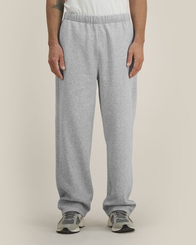 Needer - Die Unisex‑Jogginghose mit entspanntem Straight‑Leg‑Schnitt - Heather Grey - XL bedrucken, Art.-Nr. STBU274C2501X