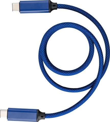 Nylon Ladekabel Janet – Blau bedrucken, Art.-Nr. 005999999_1172326