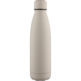 Recycelte doppelwandige Trinkflasche 500 ml Sunny – beige bedrucken, Art.-Nr. 357999999_1436203