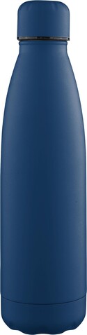 Recycelte doppelwandige Trinkflasche 500 ml Sunny – Blau bedrucken, Art.-Nr. 005999999_1436203