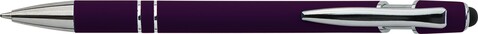 Aluminium-Kugelschreiber Primo – Violett bedrucken, Art.-Nr. 024999999_1439104