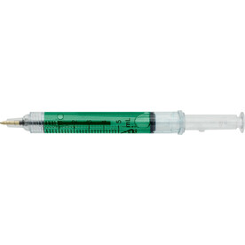 Kugelschreiber in Spritzenform Dr. David – Hellgrün bedrucken, Art.-Nr. 029999999_1439106