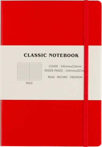 Notizbuch aus Karton (ca. DIN A5 Format) Chanelle – Weiß bedrucken, Art.-Nr. 002999097_1417986