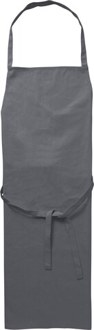 Schürze Mindy | Polyester-Twill 200 g/m² – Grau bedrucken, Art.-Nr. 003999999_917965