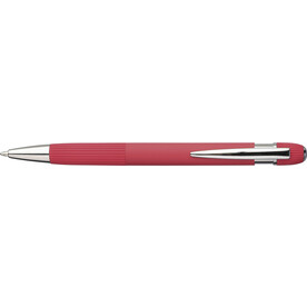 Kugelschreiber Mael | Recycelt | Gestreift – Rot bedrucken, Art.-Nr. 008999999_1274008