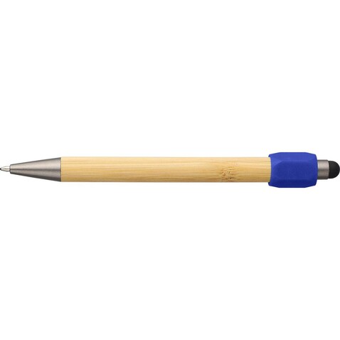 Kugelschreiber Fenn | Bambus | Spinner – Kobaltblau bedrucken, Art.-Nr. 023999128_1207807