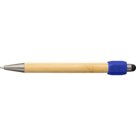 Bambus-Kugelschreiber Fenn – Kobaltblau bedrucken, Art.-Nr. 023999128_1207807