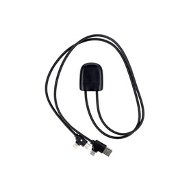 4034 - Xoopar Ice-Tag Kabel wird mit Find My Tracker geliefert - Schwarz bedrucken, Art.-Nr. LT41021-N0002