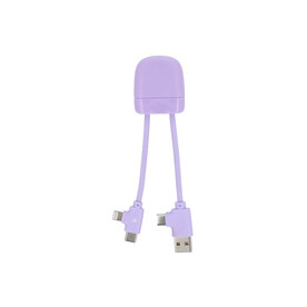 Xoopar ICE-B Multi-Ladekabel - Lila bedrucken, Art.-Nr. LT41025-N0071