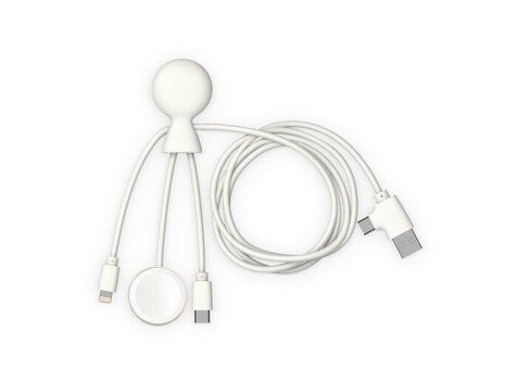 Xoopar Mr. Bio Long Multi-Kabel für Apple/Samsung Watch 1 Meter - Weiss bedrucken, Art.-Nr. LT41031-N0001 Xoopar Mr. Bio Long Multi-Kabel für Apple/Samsung Watch 1 Meter - Weiss bedrucken, Art.-Nr. LT41031-N0001