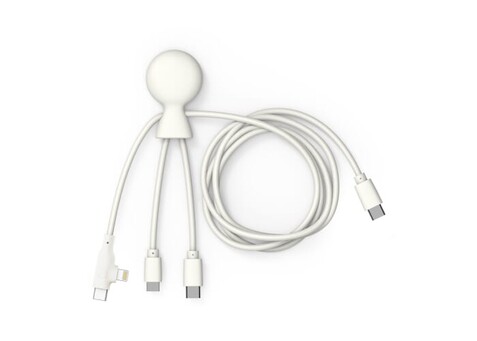 Xoopar Mr. Bio Long Multi-Kabel USB-C 1 Meter - Weiss bedrucken, Art.-Nr. LT41032-N0001
