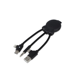 Xoopar OctopusFly Audio-Transmitter - Schwarz bedrucken, Art.-Nr. LT41316-N0002