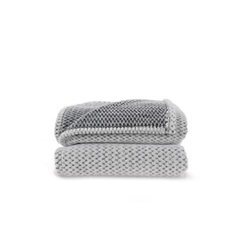 Sagaform Anni R-PET Vlies-Decke - Grau bedrucken, Art.-Nr. LT52129-N0061