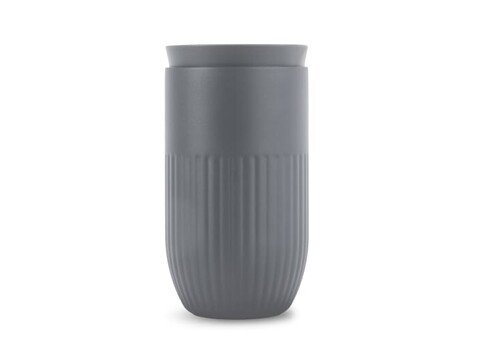 Sagaform Tova isolierter Becher, 320 ml auslaufsicher und spülmaschinenfest - Grau bedrucken, Art.-Nr. LT52130-N0061 Sagaform Tova isolierter Becher, 320 ml auslaufsicher und spülmaschinenfest - Grau bedrucken, Art.-Nr. LT52130-N0061