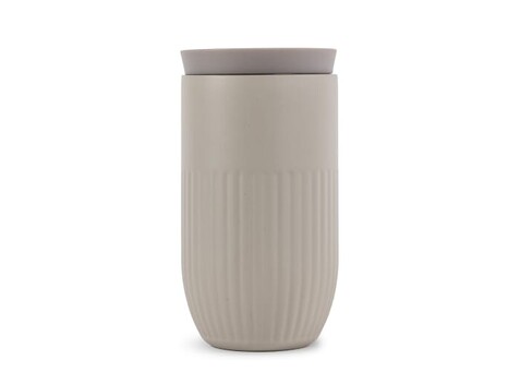 Sagaform Tova isolierter Becher, 320 ml auslaufsicher und spülmaschinenfest - Beige bedrucken, Art.-Nr. LT52130-N0055