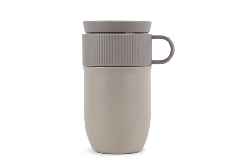 Sagaform Ted isolierter Becher, 280ml auslaufsicher und spülmaschinenfest - Beige bedrucken, Art.-Nr. LT52131-N0055 Sagaform Ted isolierter Becher, 280ml auslaufsicher und spülmaschinenfest - Beige bedrucken, Art.-Nr. LT52131-N0055