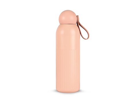 Sagaform Tekla Stahlisolierflasche (recycelt) 500 ml - Pastellrosa bedrucken, Art.-Nr. LT52132-N0079 Sagaform Tekla Stahlisolierflasche (recycelt) 500 ml - Pastellrosa bedrucken, Art.-Nr. LT52132-N0079