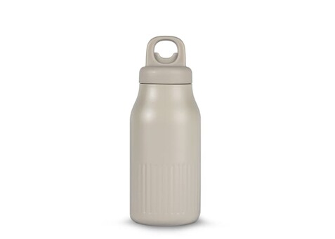 Sagaform Truls Stahlisolierflasche mit praktischem Klickverschluss (recycelt) 500 ml - Beige bedrucken, Art.-Nr. LT52135-N0055 Sagaform Truls Stahlisolierflasche mit praktischem Klickverschluss (recycelt) 500 ml - Beige bedrucken, Art.-Nr. LT52135-N0055