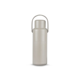 Sagaform Theo Thermosflasche (recycelt) 1 L - Beige bedrucken, Art.-Nr. LT52136-N0055