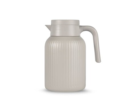 Sagaform Trine Thermokaraffe (recycelt) 1.5 L - Beige bedrucken, Art.-Nr. LT52137-N0055 Sagaform Trine Thermokaraffe (recycelt) 1.5 L - Beige bedrucken, Art.-Nr. LT52137-N0055