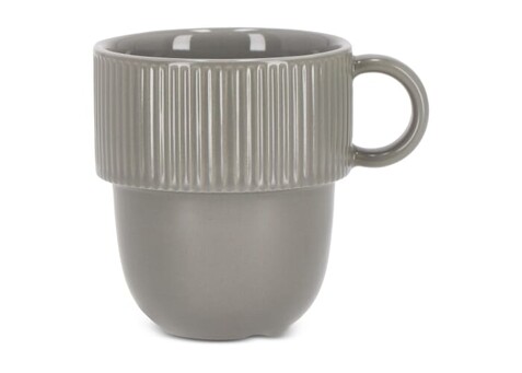 Sagaform Inka Becher mit Ohr 270ml - Grau bedrucken, Art.-Nr. LT52253-N0061 Sagaform Inka Becher mit Ohr 270ml - Grau bedrucken, Art.-Nr. LT52253-N0061