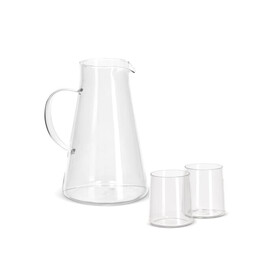 InSideOut Karaffe Elin mit 2 Gläsern - Transparent bedrucken, Art.-Nr. LT57008-N0004