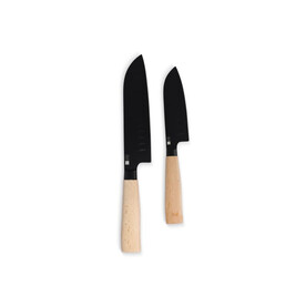 InSideOut Santoku 2tlg. Messerset Ravn - Holz bedrucken, Art.-Nr. LT57201-N0093