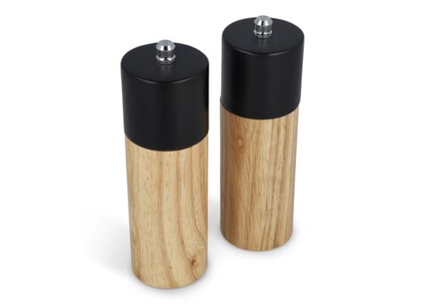 InSideOut Holz-Salz- und Pfeffermühle-Set - Schwarz bedrucken, Art.-Nr. LT57209-N0002 InSideOut Holz-Salz- und Pfeffermühle-Set - Schwarz bedrucken, Art.-Nr. LT57209-N0002