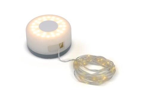 InsideOut Einziehbare Lichterkette - Grau bedrucken, Art.-Nr. LT57303-N0061