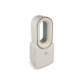 inSideOut Brislux – Rotorloser Softwind-Ventilator mit LED-Licht - Beige bedrucken, Art.-Nr. LT57314-N0055