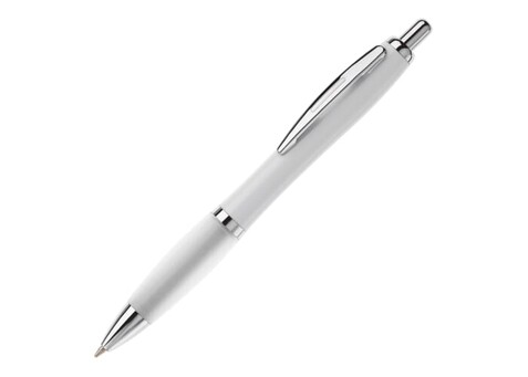 Kugelschreiber Hawaï weiß - Weiss / Weiss bedrucken, Art.-Nr. LT80432-N0101