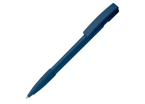 Kugelschreiber Nash Hardcolour mit Gummigriff - Dunkelblau bedrucken, Art.-Nr. LT80801-N0010 Kugelschreiber Nash Hardcolour mit Gummigriff - Dunkelblau bedrucken, Art.-Nr. LT80801-N0010