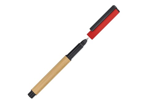 Rollerball Bambus - Dunkelrot bedrucken, Art.-Nr. LT81152-N0020 Rollerball Bambus - Dunkelrot bedrucken, Art.-Nr. LT81152-N0020