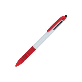 3-Farben-Stift Berlin - Weiss / Rot bedrucken, Art.-Nr. LT87852-N0121