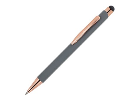 Kugelschreiber Prag Roségold R-AL - Grau bedrucken, Art.-Nr. LT87887-N0061 Kugelschreiber Prag Roségold R-AL - Grau bedrucken, Art.-Nr. LT87887-N0061