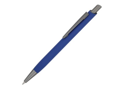 Kugelschreiber Boston Softtouch - Dunkelblau bedrucken, Art.-Nr. LT87889-N0010