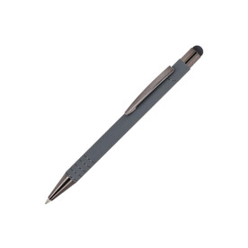 Kugelschreiber Venice Deluxe - Grau bedrucken, Art.-Nr. LT87894-N0061
