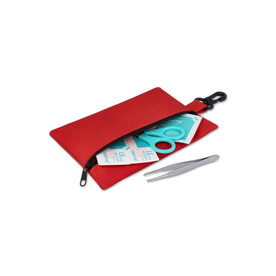 Erste-Hilfe-Set 14-teilig Rora - Rot bedrucken, Art.-Nr. LT90313-N0021