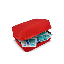 Erste-Hilfe-Set 40-teilig Andes - Rot bedrucken, Art.-Nr. LT90315-N0021