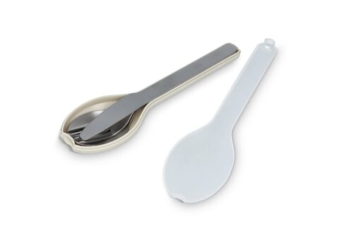 Besteckset Go - Beige bedrucken, Art.-Nr. LT90404-N0055 Besteckset Go - Beige bedrucken, Art.-Nr. LT90404-N0055